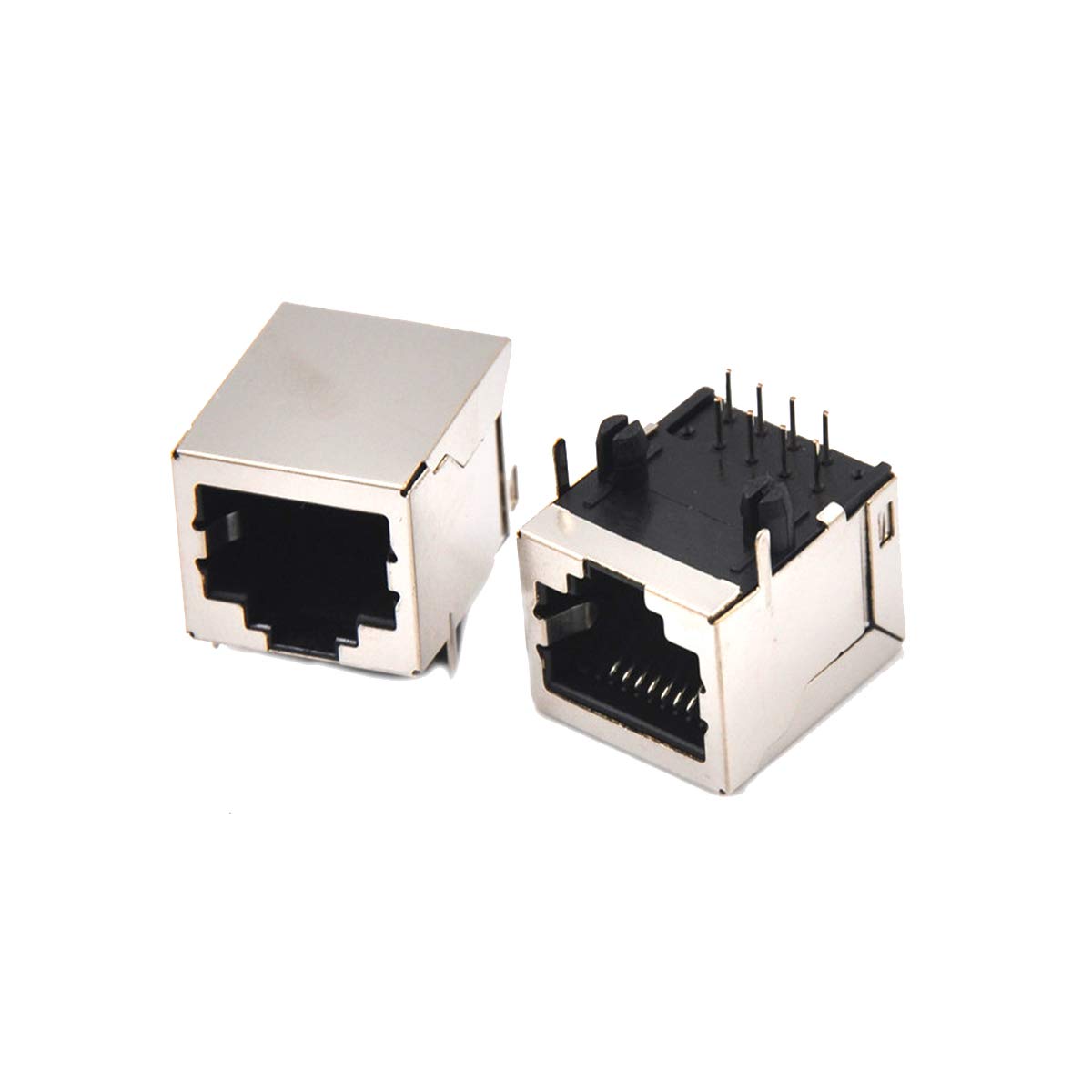 (Pack of 10) RJ45 8P8C Cnnector PCB Mounting Socket Connector for Ethernet Socket
