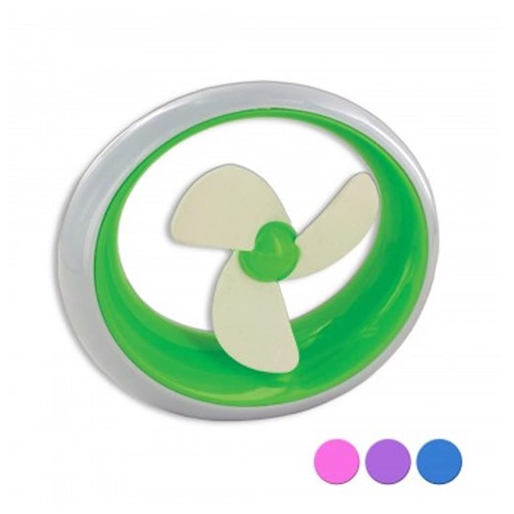 USB Personal Desk Fan- Desktop Companion High Output Compact Design Silent for Office Home Bedroom Desktop - Green