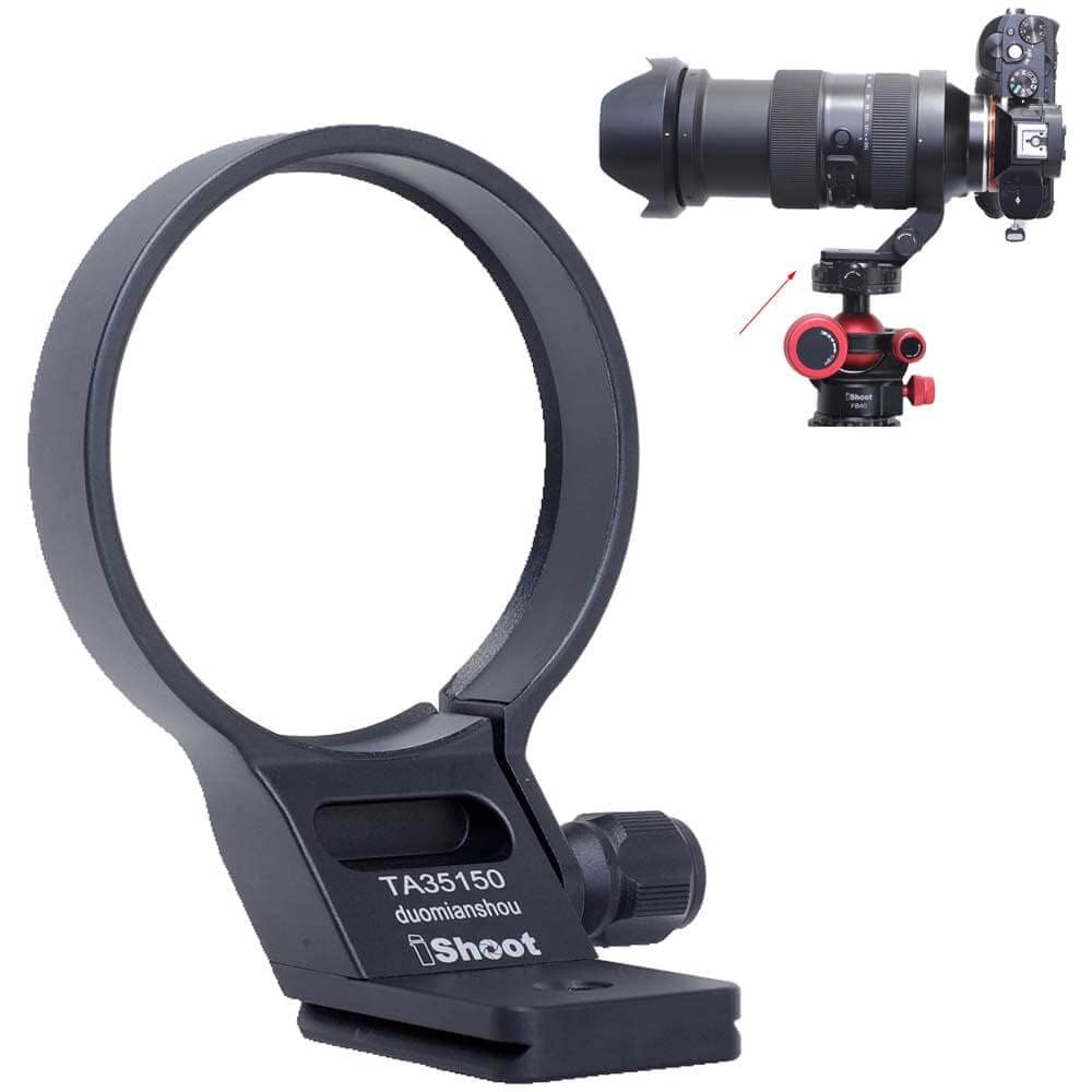 Metal Tripod Mount Ring Lens Collar Compatible with Tamron 35-150mm f/2-2.8 Di III VXD A058 E Mount, Lens Support Holder Bracket Bottom is Arca-Swiss