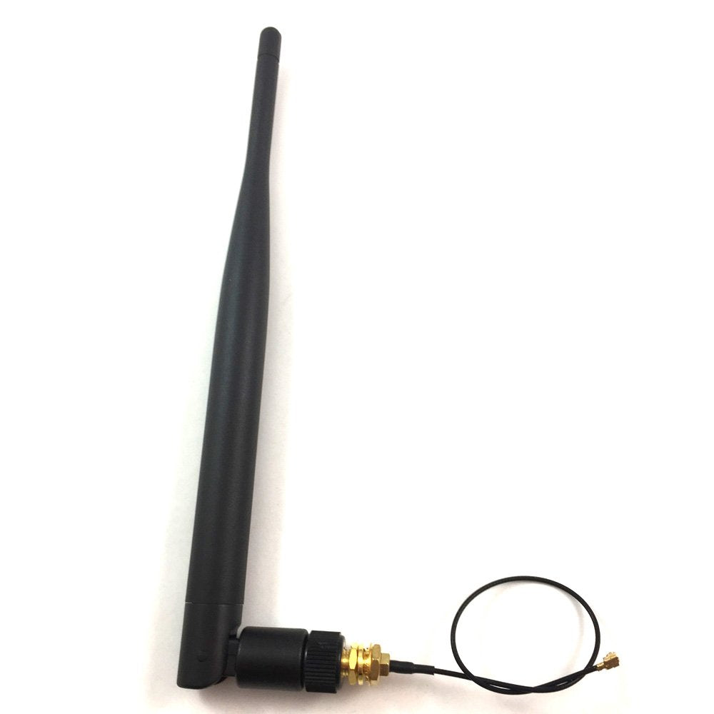 CENXIFJUDZ Replacement 2.4Ghz PS4 WiFi Bluetooth Antenna 2.4G 6dbi Wireless Router Omni Aerial with SMA Male Connector with SMA Female to UFL. iPx