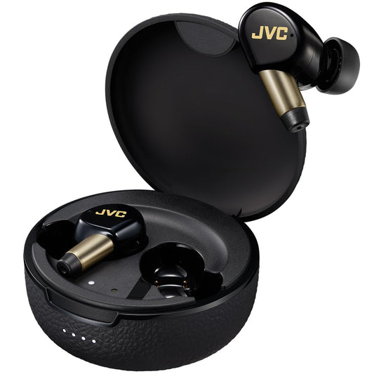 JVC Wood Masterpiece True Wireless Earbuds, Noise Cancelling, Stress Free Earpieces, AI Noise Reduction for Clear Calls, Dynamic Spatial Audio…