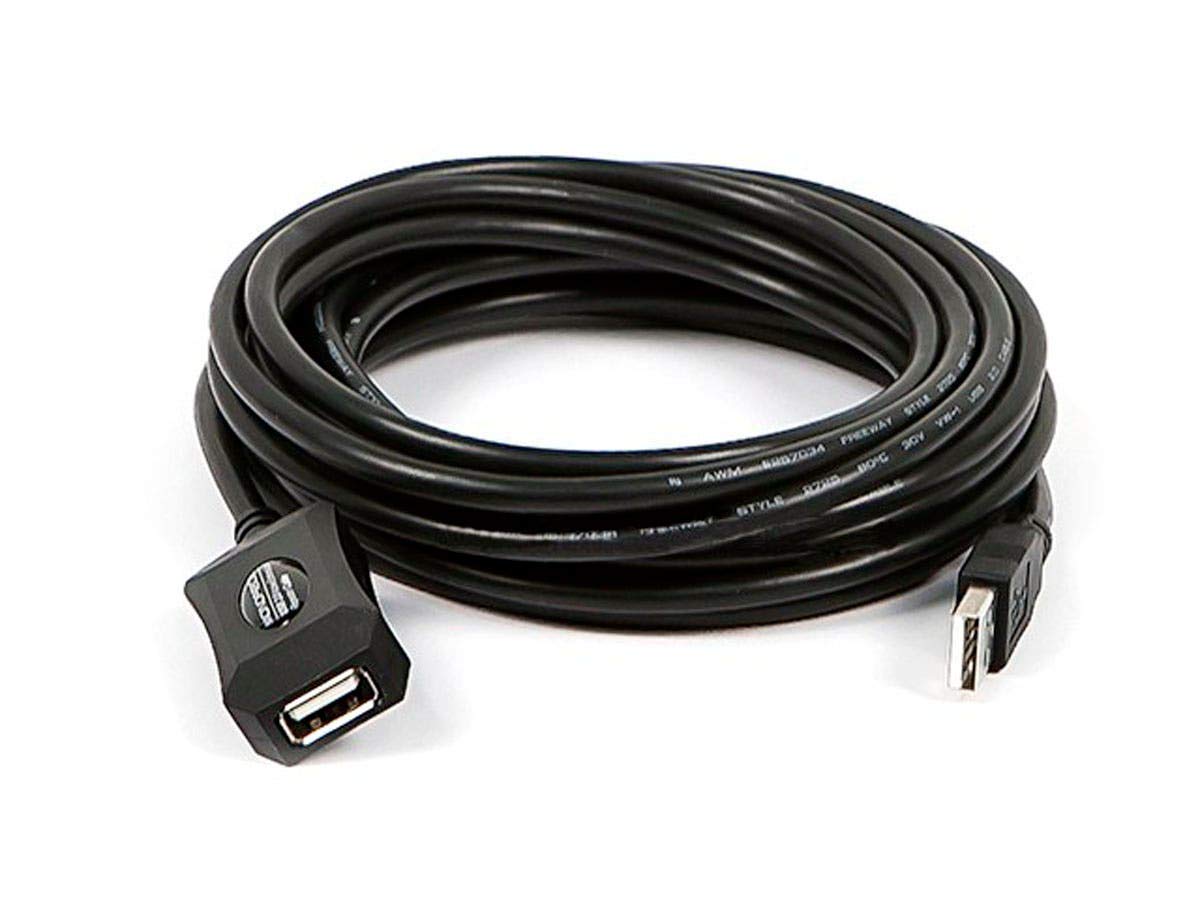 Monoprice USB 2.0 Male to Female Active Extension/Repeater Cable - Use with PlayStation, Xbox, Kinenct, Oculus VR, Card Reader, Hard Drive, Keyboard