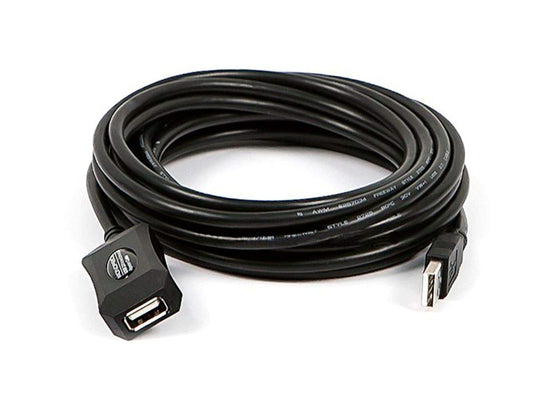 Monoprice USB 2.0 Male to Female Active Extension/Repeater Cable - Use with PlayStation, Xbox, Kinenct, Oculus VR, Card Reader, Hard Drive, Keyboard
