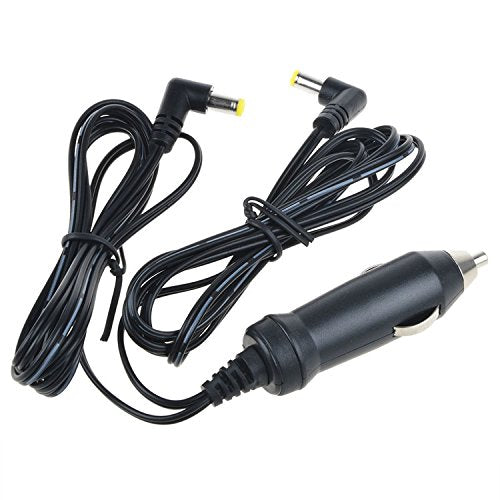 Digipartspower Car DC Adapter for RCA DRC6389 8 DRC6296 9 Mobile DVD Player Twin Dual Screen DVD System Auto Vehicle Boat RV Camper Cigarette Lighter