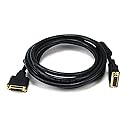 Monoprice 102406 10-Feet 28AWG Dual Link DVI-D M/F Extension Cable, Black