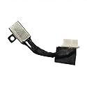 DC Power Jack Charging Port Cable Socket Plug Connector Replacement for Dell Inspiron 13 7391 2-in-1/7390 P113G 13.3" Laptop P/N: 450.0EZ0A.0021 48JWV