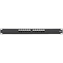 Shaxon MP117HA128-B, Category 6 Patch Panel, 12 Port, RJ45-110