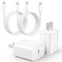 Ximytec iPhone 14 13 12 11 Charger Fast Charging 2Pack 20W Type-C Fast Charger Blocks with 6FT MFi-Certified USB C to Lightning Cables Compatible