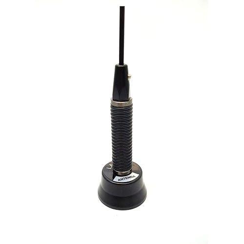 NMOWBQB - Pulse Larsen 150-170 Mhz Wide Band Quarter Wave w Spring - Black - Overall Length 20", Antenna Only. NMO Mounting Sold Separately.
