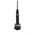 NMOWBQB - Pulse Larsen 150-170 Mhz Wide Band Quarter Wave w Spring - Black - Overall Length 20", Antenna Only. NMO Mounting Sold Separately.