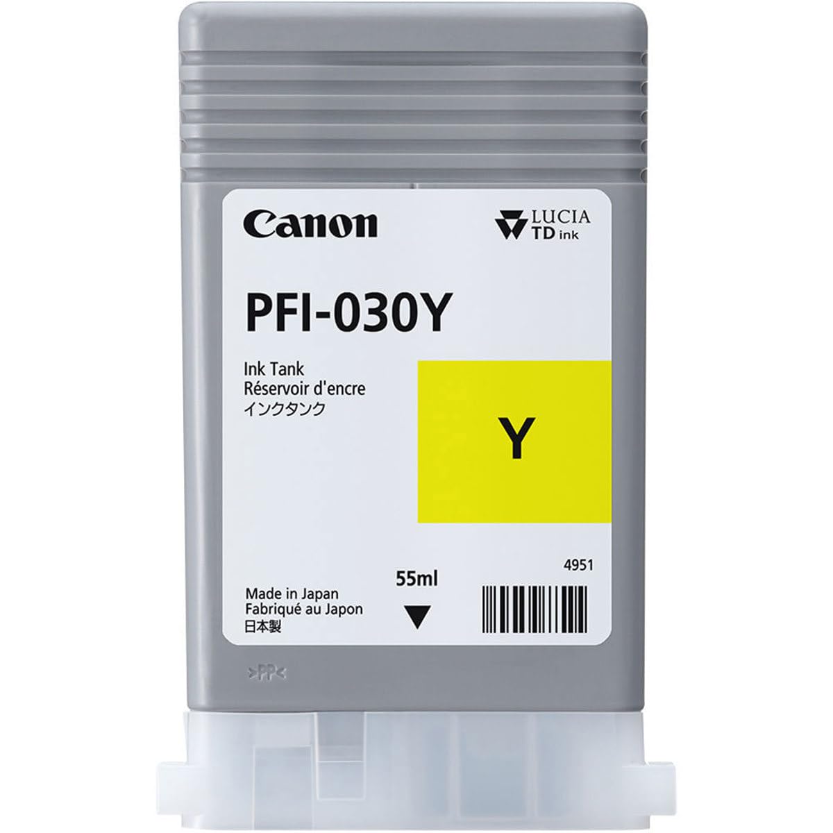 Yellow Ink 55ml (PFI-030Y) for Canon imagePROGRAF TA-20 and TA-30