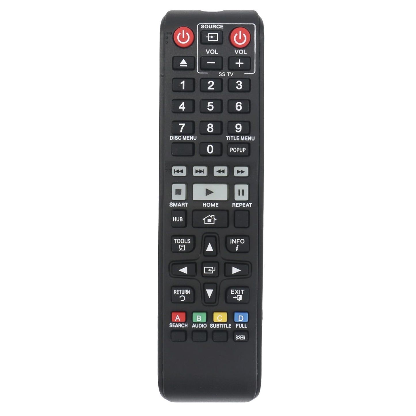 AK59-00167A Replace Remote Control fit for Samsung Blu-ray DVD Disc Player BD-J6300 BD-J6300/ZA BD-JM63 BD-JM63C BD-F7500 BD-F7500/ZA BD-F6500