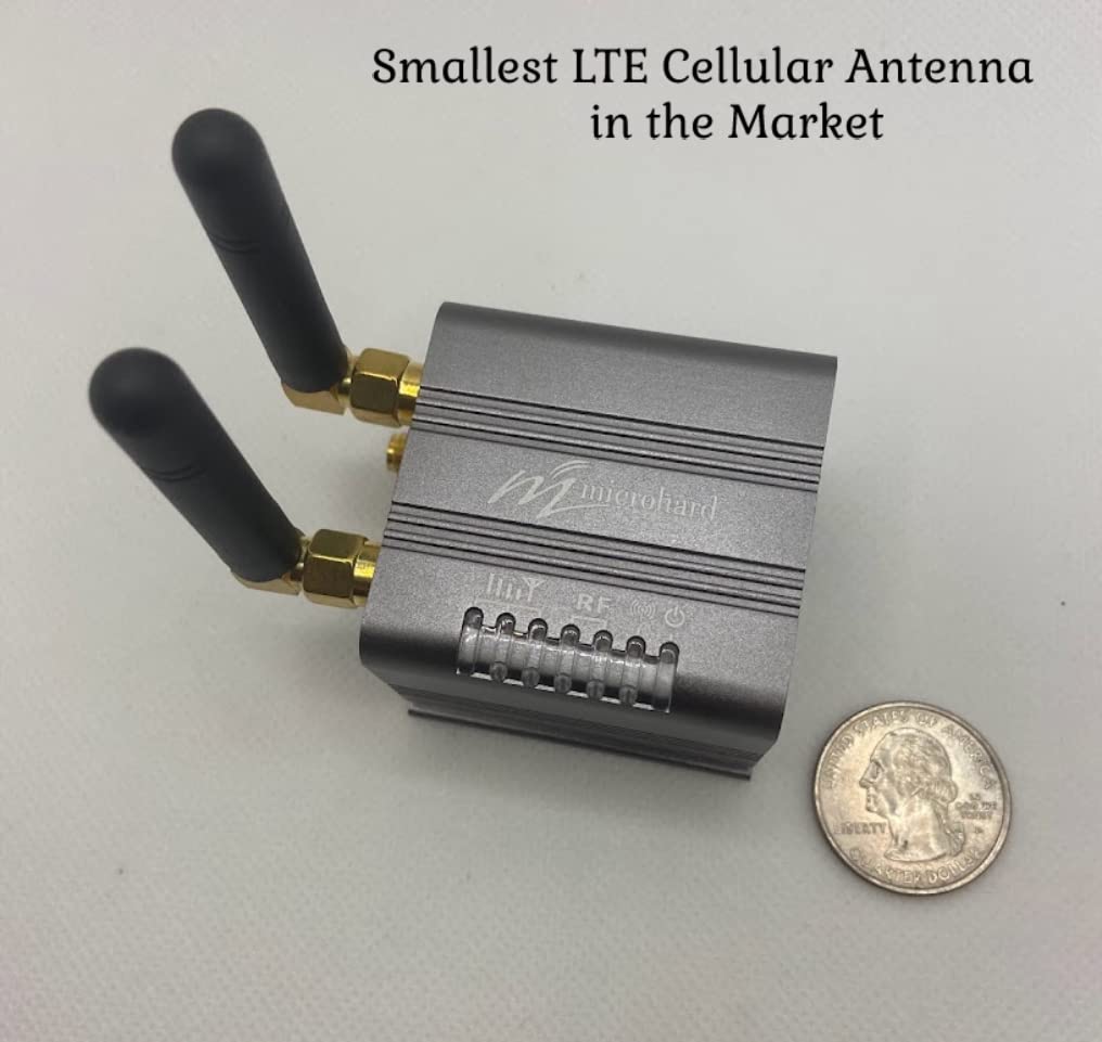 CompuPort Omni Smallest 4G LTE Antenna with SMA Male Connector- Low Profile for Telemetries, & IoT Frequency: 698-960/1710-2700Mhz