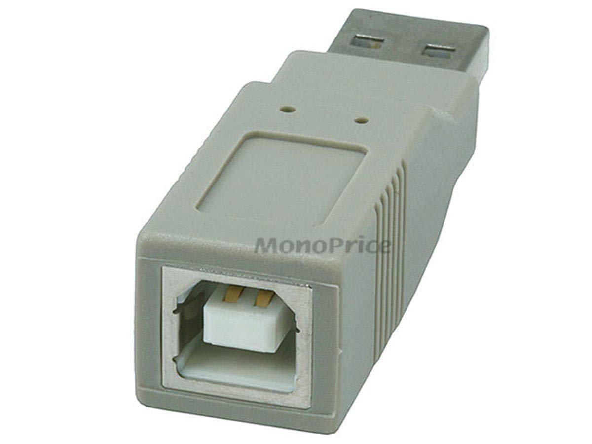Monoprice USB 2.0 A Male/B Female Adaptor (100363)