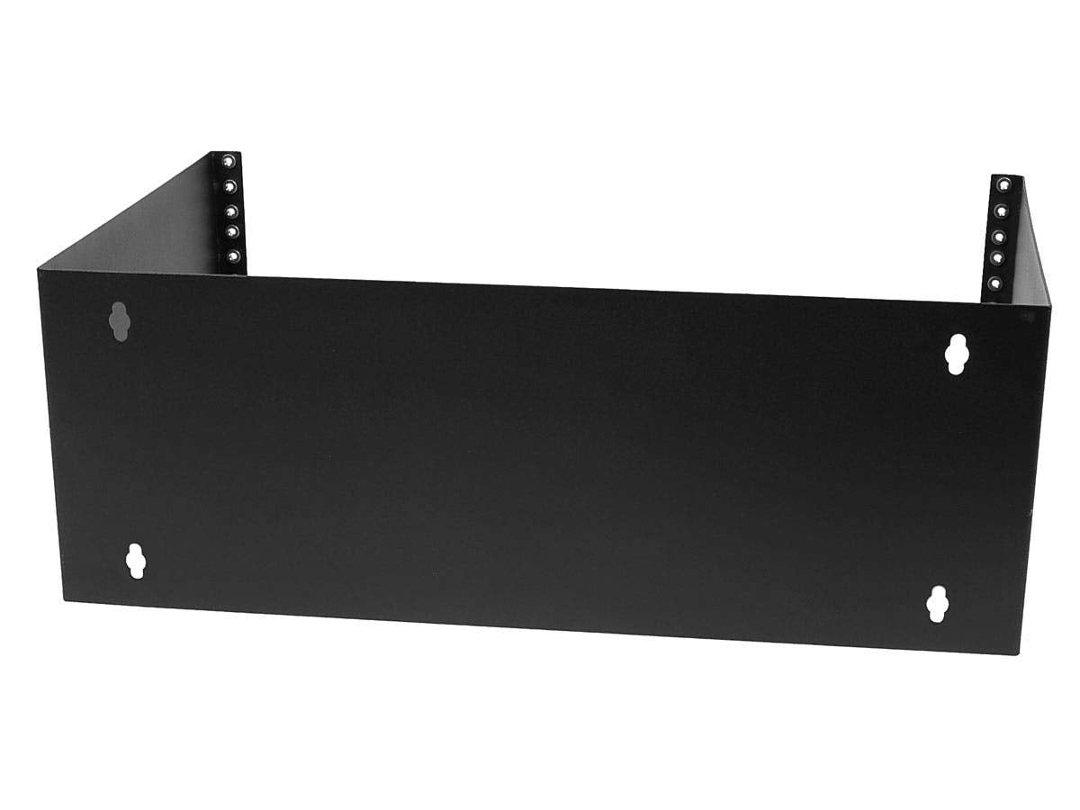 Monoprice 4U Wall Mount Rack, 19-Inch Bracket for Patch Panels, Network Switches, Servers, and IT Equipment, 7in x 19in x 12in, 4U, Max 40 lbs.