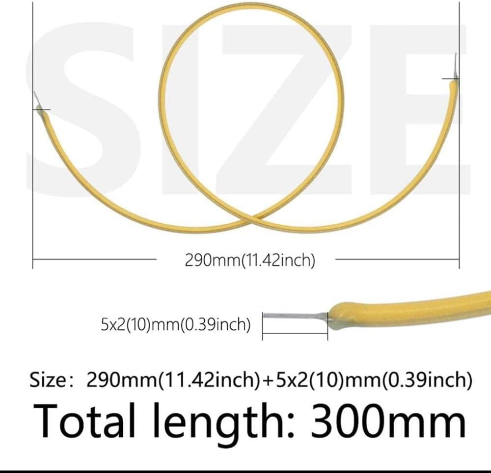 Tustao 130/300mm Flexible Filament LED Filament Edison Bulb LED Bead Diodes Light Accessories,Warm Light,2200K Bulbs,Light Bulbs (Green)