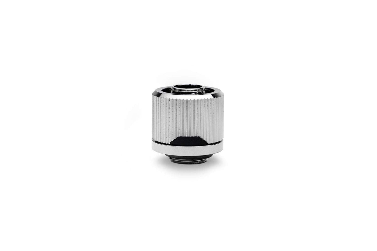 EKWB EK-Quantum Torque STC-10/16 Compression Fitting for Soft Tubing, 10/16mm (3/8" ID, 5/8" OD), Nickel, 4-Pack
