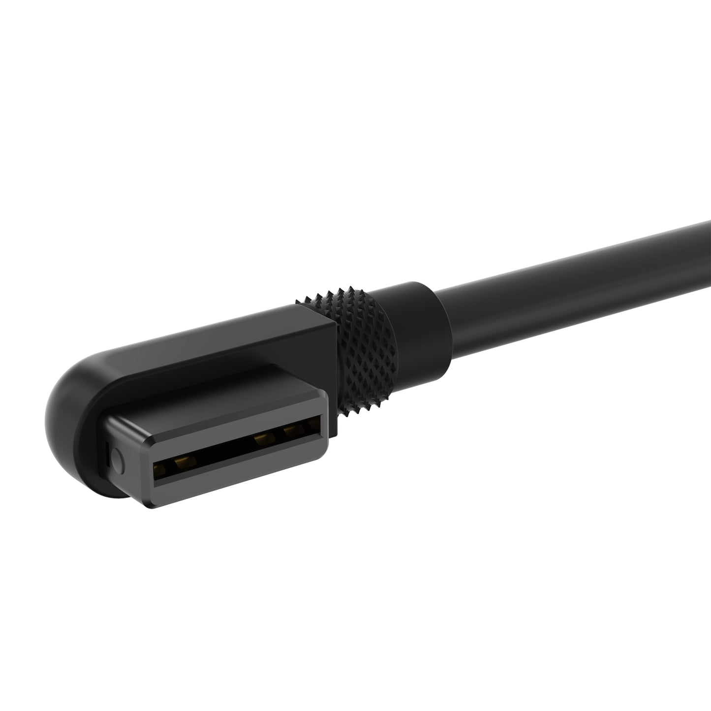 CORSAIR iCUE Link Slim Cable - 600mm Straight/Slim 90° - Black