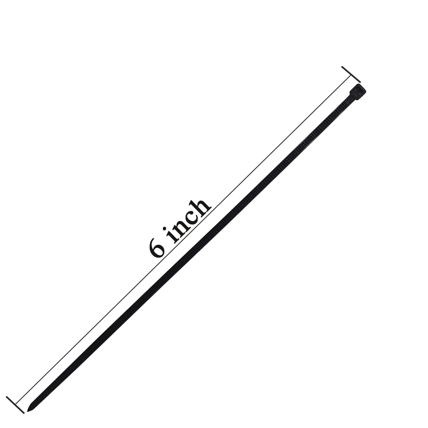 HPWFHPLF Cable Ties, 1000 PCS Electrical Cable Ties, 6 Inch Self-Locking Nylon Cable Zip Ties, Heavy Duty Cable management ties for Home Office
