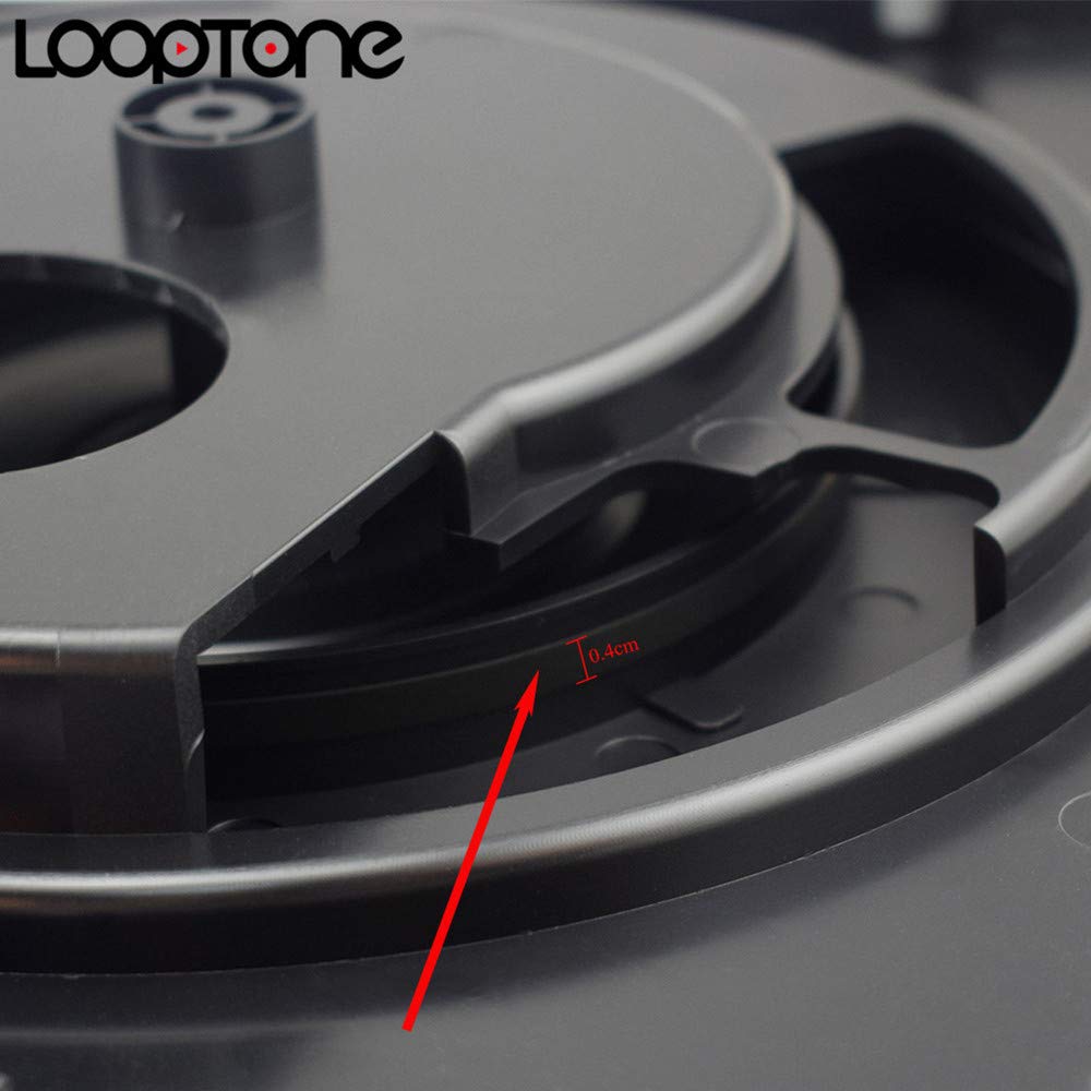 LoopTone 2PCS Turntable Belt Replacement for Retro Vinyl Record Player Fit for all kinds of Belt-driven Turntables