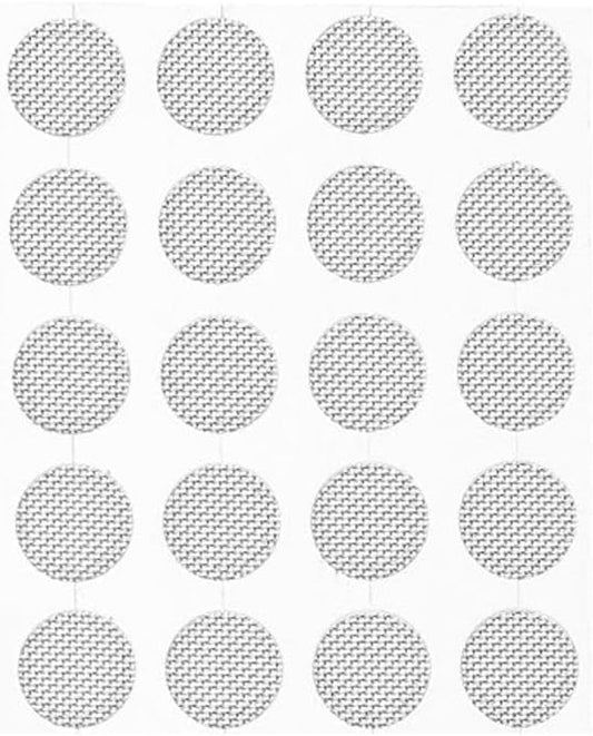 JJLFresheners 20 Pcs/Set Earbuds Filter Mesh, Earphone Protective Filters Earphone Accessories, Earbud and in-Ear Headphones 4 Sizes(4mm)