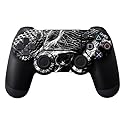 Protective Vinyl Skin Decal Skin Compatible with Sony Playstation DualShock 4 Controller wrap Sticker Skins Snake Bite
