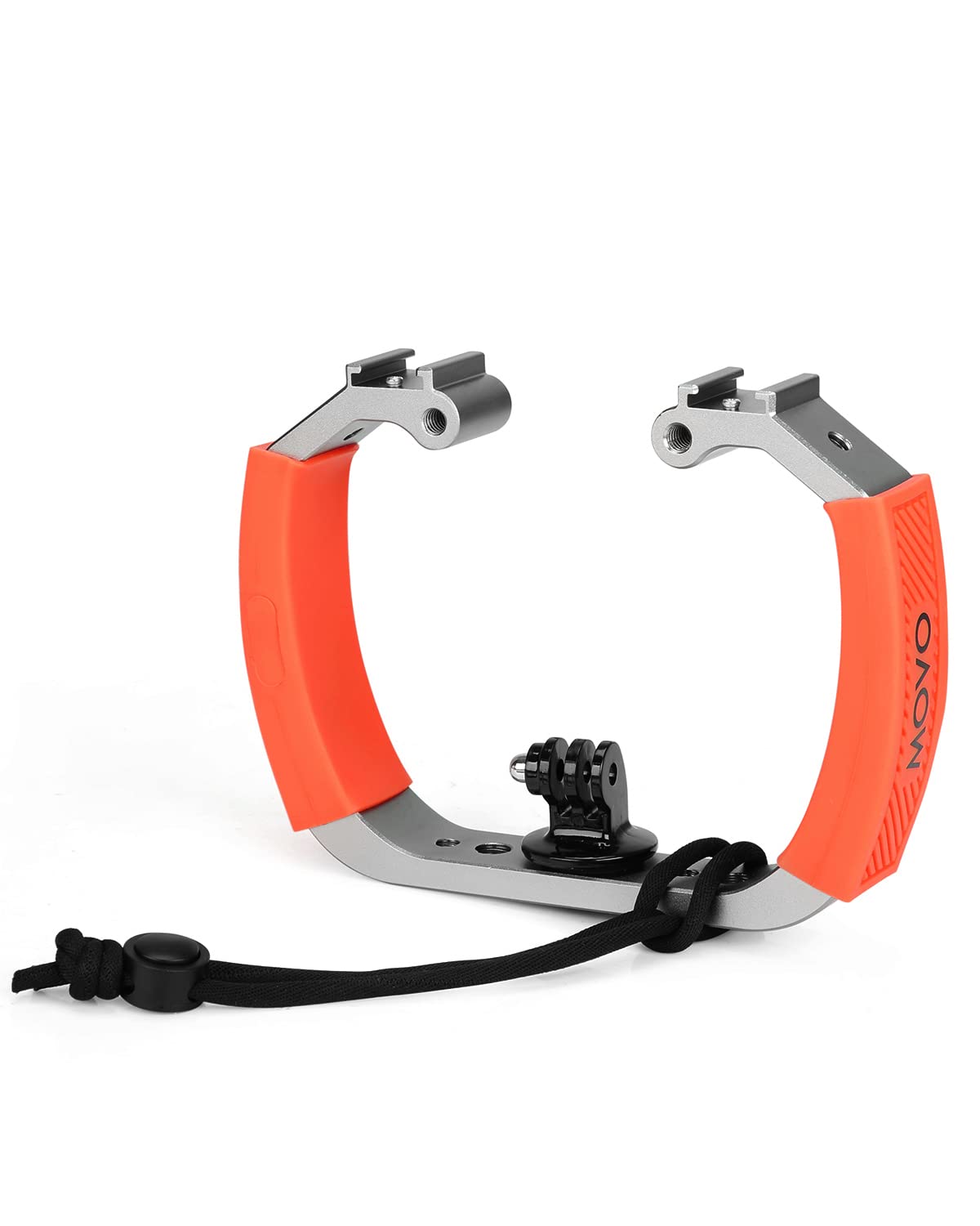 Movo GB-U70T Underwater Diving Rig for GoPro Hero with Cold Shoe Mounts, Wrist Strap - Works with HERO6, HERO7, HERO8, HERO9, HERO10, HERO11, and Osmo