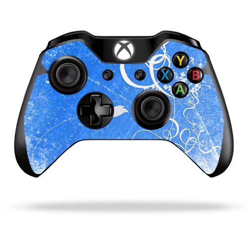 Protective Vinyl Skin Decal Skin Compatible with Microsoft Xbox One/One S Controller wrap Sticker Skins Pastel Flower