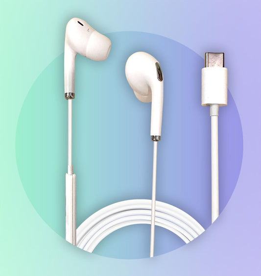 HamiltonBuhl ISD-USBC USB-C Earbuds - In-Line Mic & Play/Pause, Stereo In-Ear Design with Silicone Tips, 3'9" Tangle-Resistant Cord - Compatible…