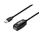 Monoprice 5-meter USB 3.0 A Male to A Female Active Extension Cable, Black