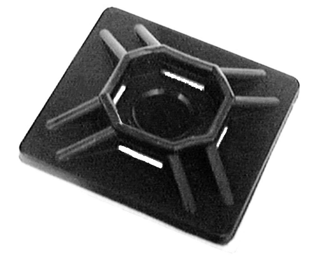 10 4-Way Cable Tie Mounts with Adhesive Back