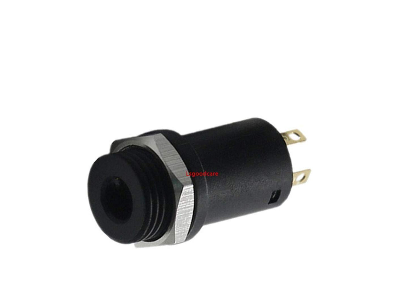 3.5MM Mini Stereo Panel Mount Jack Connector - 3.5MM Headphone Audio Video Female Vertical Jack Socket Plug with Nuts,Full Gold-Plated High