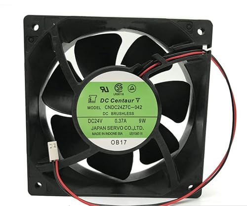 for CNDC24Z7C-042 Fan 24V 0.37A 9W 2-wire/2-pin 12CM Cooling Fan