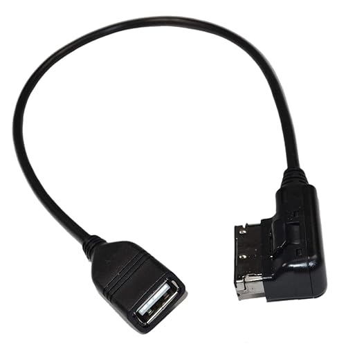 HQRP MDI AMI/MMI/USB Cable Adapter Compatible with Volkswagen Amarok, Beetle, EOS, Golf VI/VII, Jetta and Audi A1, A3, A4, A5, A6, A7, A8, Q2, Q3, Q5