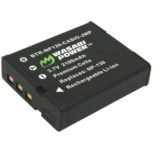 Wasabi Power Battery for Casio NP-130, NP-130A