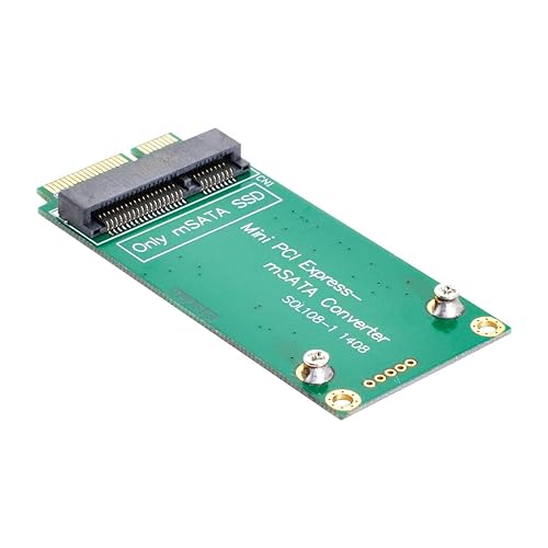 cablecc 3x5cm mSATA Adapter to 3x7cm Mini PCI-e SATA SSD for Asus Eee PC 1000 S101 900 901 900A T91