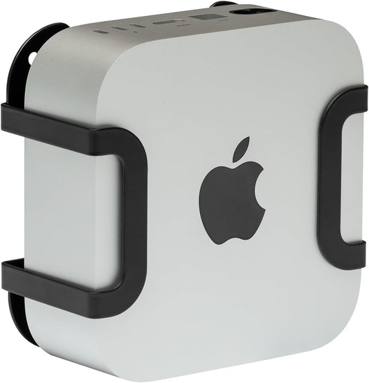 HIDEit Mounts Mac mini M4 Mount | Under Desk & VESA Monitor Mount for 2024 Mac mini | Designed for Proper Airflow | Includes Hardware | Compatible