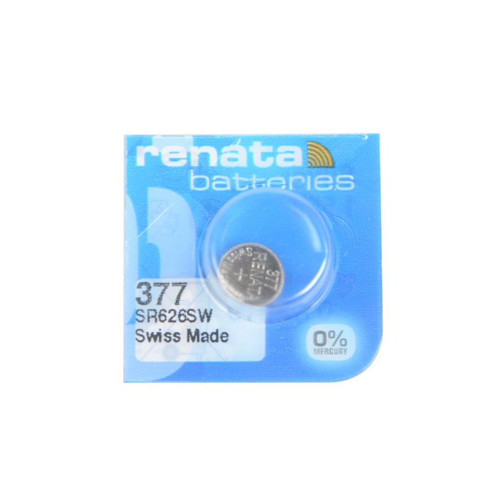Renata 377 SR626SW Button Cell Watch Battery 1.55V Swiss Made