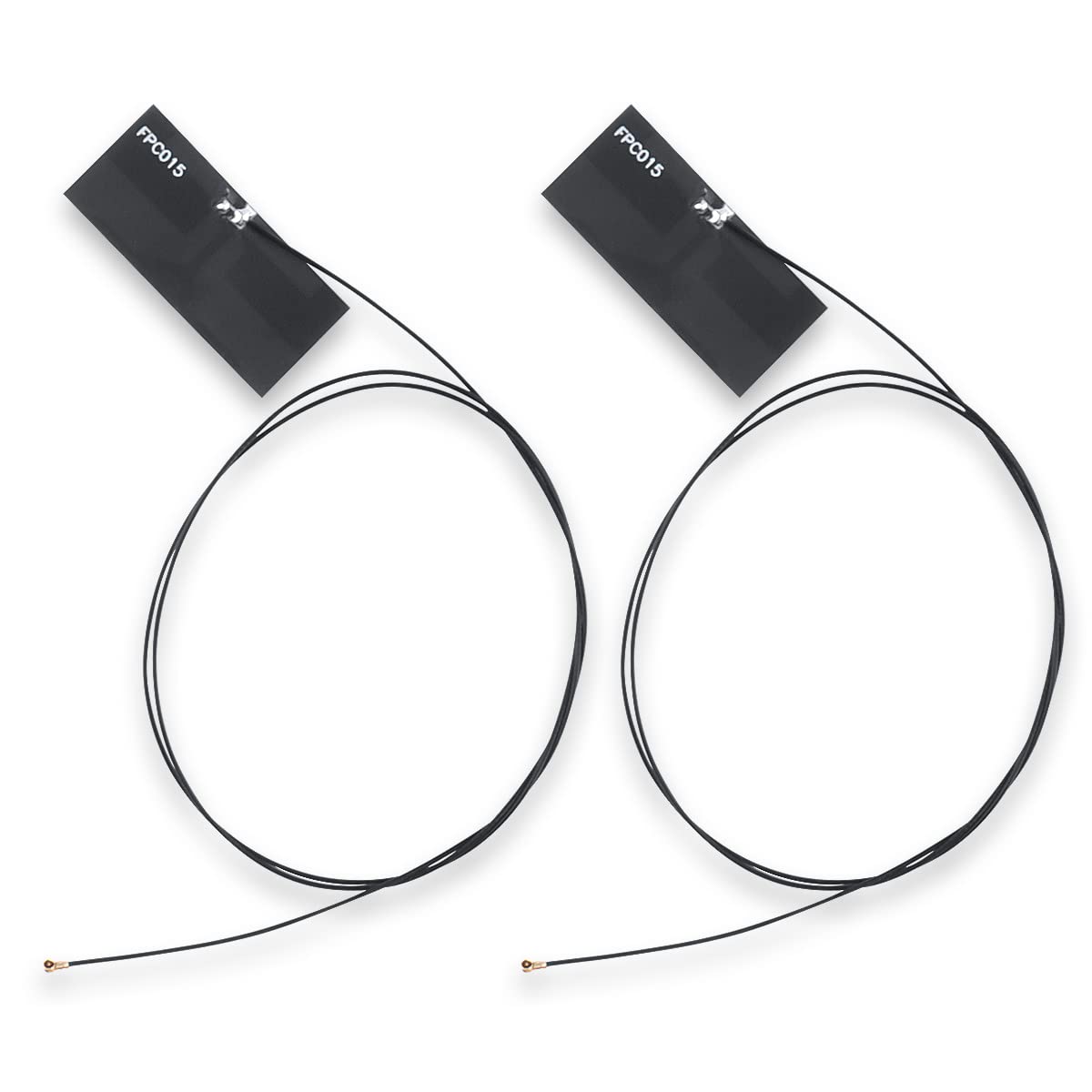 60cm/2ft 2pcs MHF4 IPEX WLAN Network Adapter PC Antenna for NGFF Intel 7260 8260 8265 9265 9260 9560 AX210 AX200NGW AX Killer M.2 IPEX4 Module Card