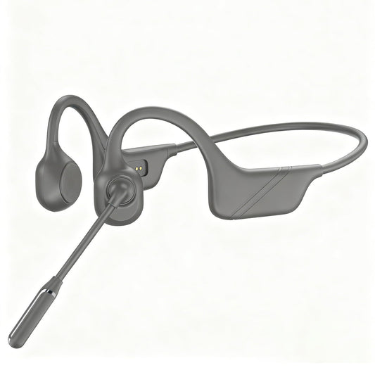 Open-Ear Headphones with Noise-Canceling Mic, Bone Conduction Headphones