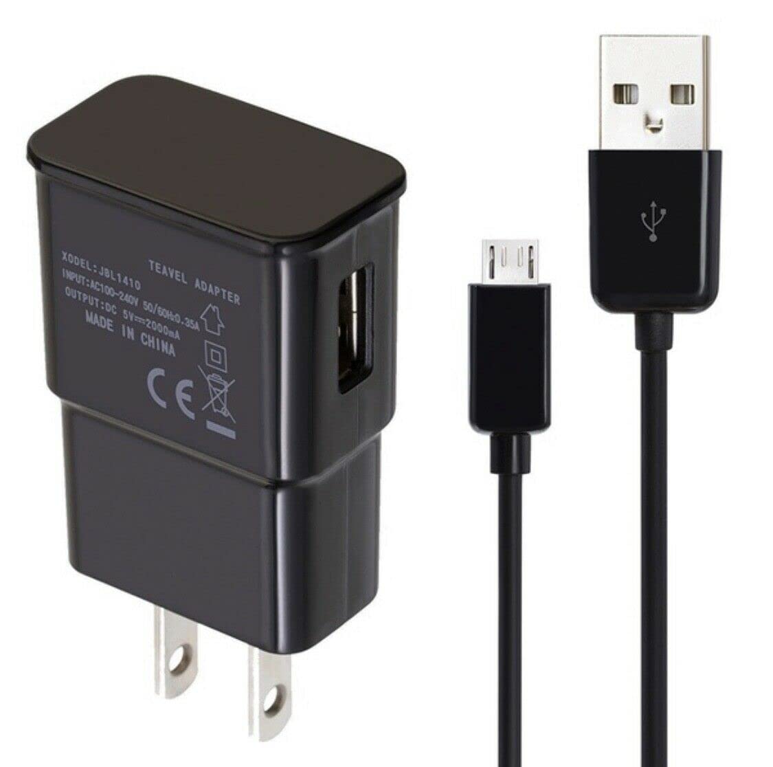 NTQinParts Home Wall AC Power Charger + USB Data Charging Cable for HP Prime Graphing Calculator