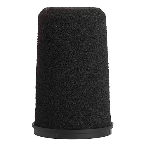Shure RK345 Black Foam Replacement Windscreen for SM7A and SM7B Microphones - Reduces Unwanted Breath and Wind Noise, Combatting Plosives and Clicks