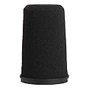 Shure RK345 Black Foam Replacement Windscreen for SM7A and SM7B Microphones - Reduces Unwanted Breath and Wind Noise, Combatting Plosives and Clicks