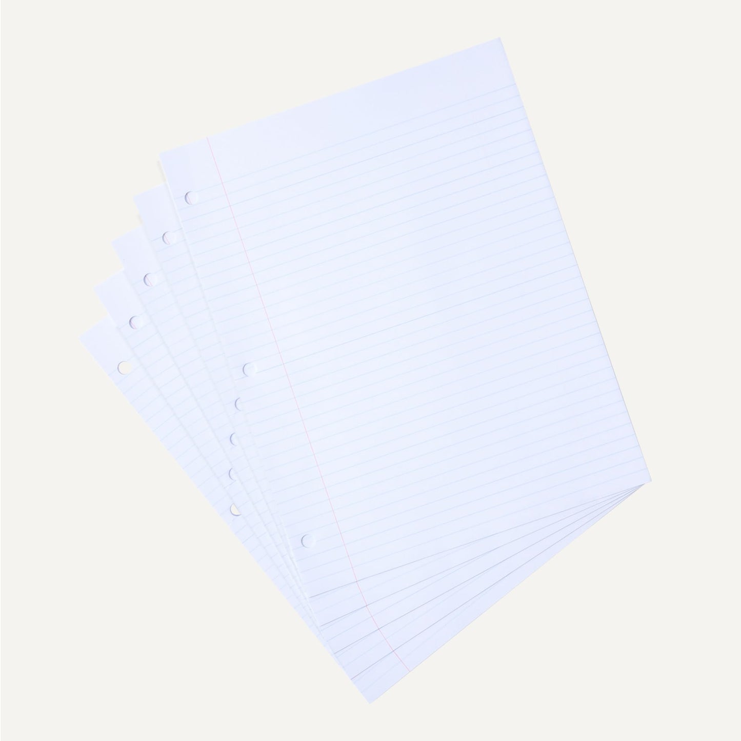 Amazon Basics College Ruled Loose Leaf Binder Paper, 11" x 8.5", 100 Sheets, White, 6-Pack