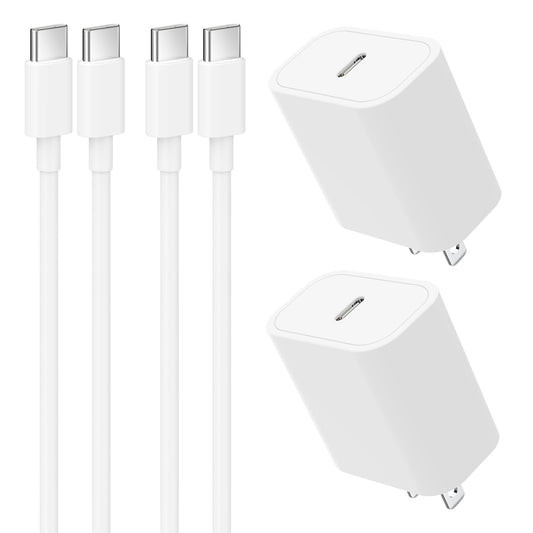 IWTKenw USB C Charger 45W for iPhone 17 16 15 Fast Charging?Type c Charger Block with USB-C Cable for iPhone 17/16/15 and More Series, iPad, Galaxy