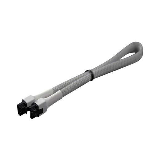 Darkside 30cm (12") SATA 3.0 180° to 180° Data Cable with Latch - Titanium Gray 7P (DS-0823)