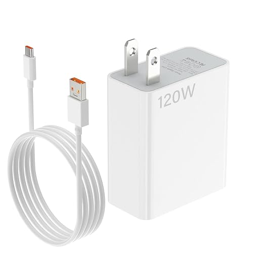 120W Fast Wall Charger Block 100W 90W Compatible for Xiaomi 17 15 14 13 12 14t 13t 12t 12s Pro Lite Redmi Note k80 K70 K60 K50 12 11 Pro Plus Black