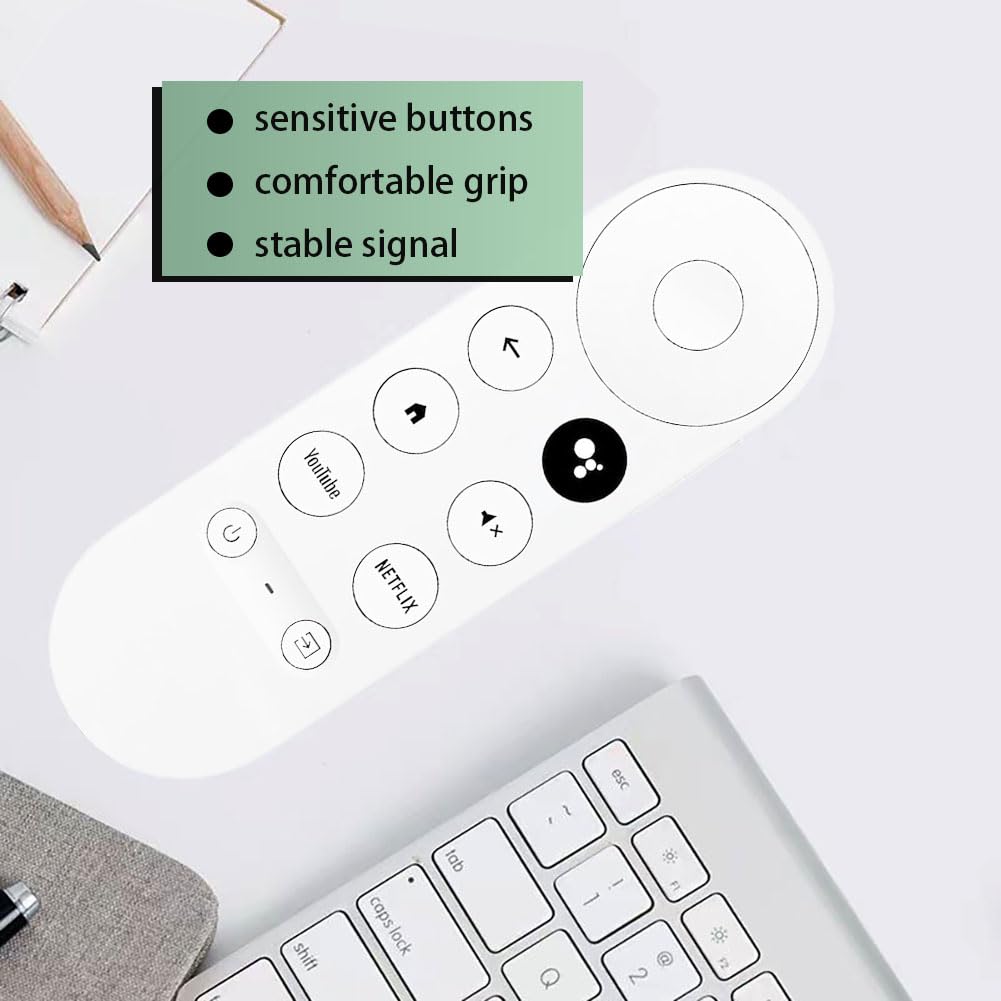 Replacement Voice Remote for Google Chromecast 4k HD Snow TV, Remote Control for G9N9N, GA01920-US, GA01409-US, GA01923-US, GA01919-US