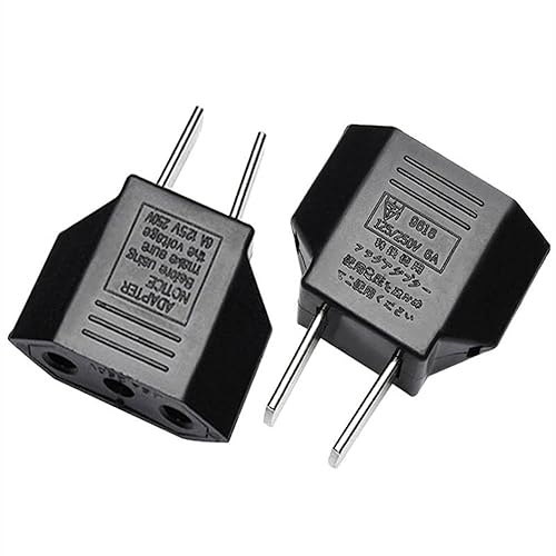 10 Pack of ALINNA EU Europe to US USA America Travel Plug Adapter AC Outlet Power Converter