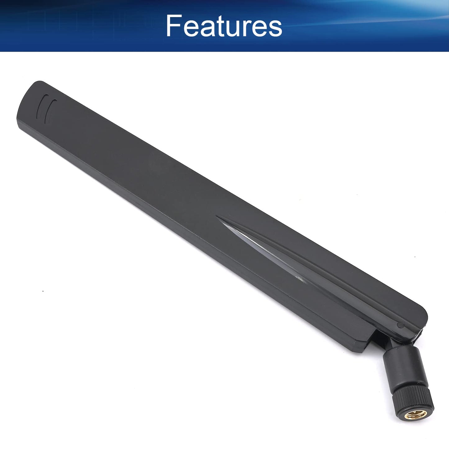 Othmro GSM Antenna 700-2700Mhz 10DB 220mm 4G LTE,SMA Female Pin GSM Antenna for WiFi Router Booster 1PCS